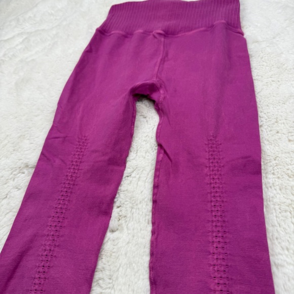 Free People Movement Legging High-Rise 7/8 Good Karma Hot Pink XS/S - Picture 6 of 6